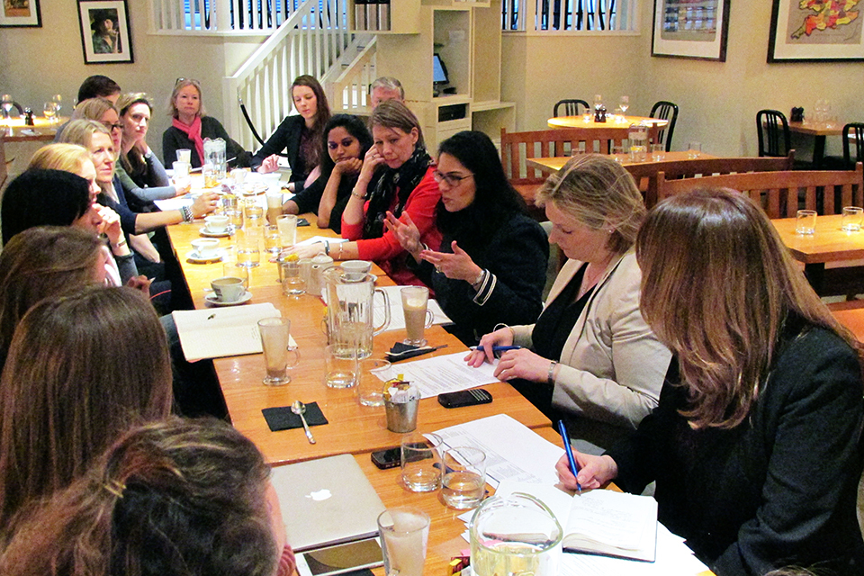 Priti Patel meets with Chiswick businesswomen