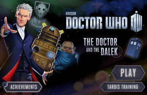 The Doctor and the Dalek: Dr Who game cover.