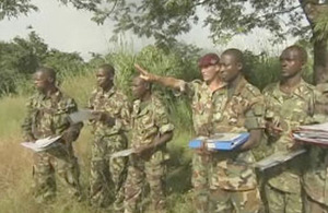 Training Sierra Leonean troops