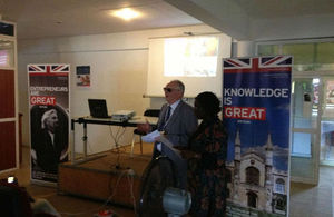 The event was hosted by British High Commissioner David Morley