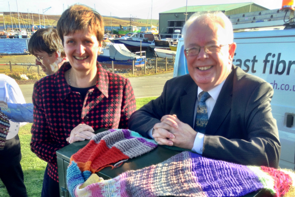 Shetland islands welcome superfast broadband