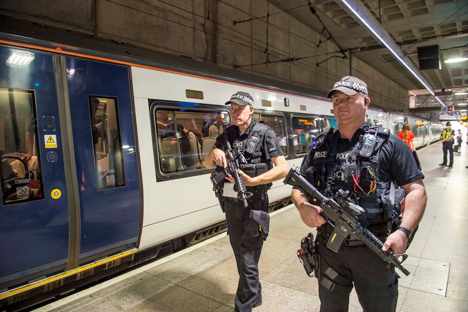 Deployment guarding the Stansted Express, Photo: MDP Photographer, Paul Kemp. All rights reserved 