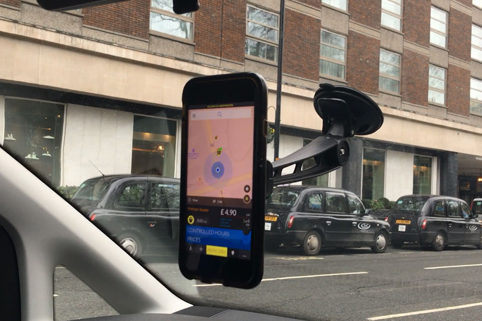 Westminster smart parking app.