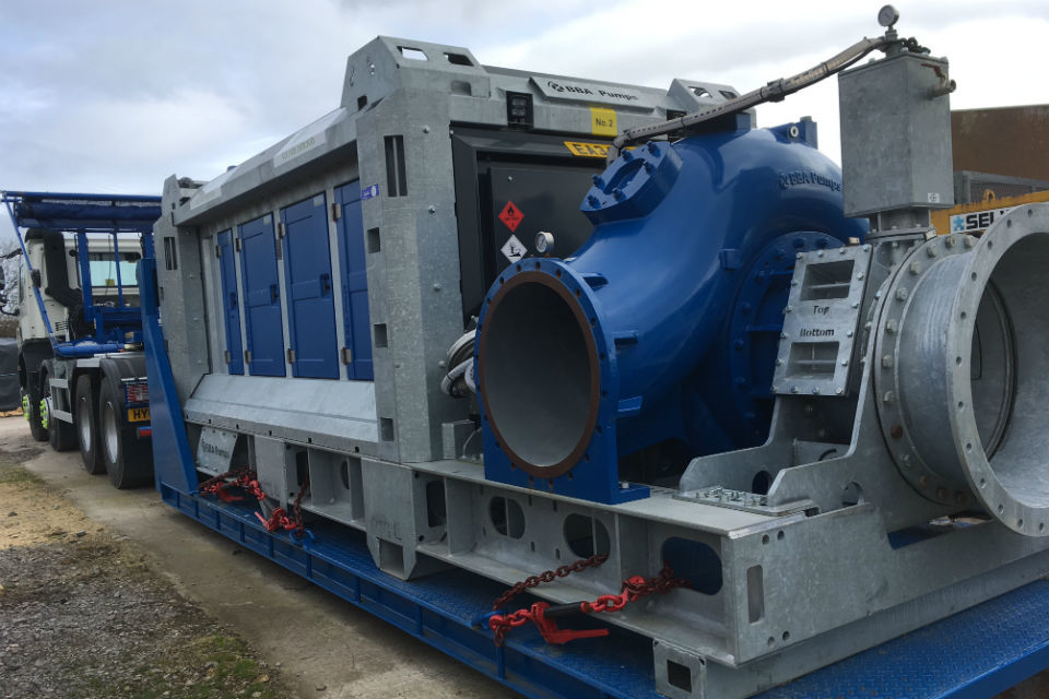 Exercise Wessex Flare pump test being held in Somerset