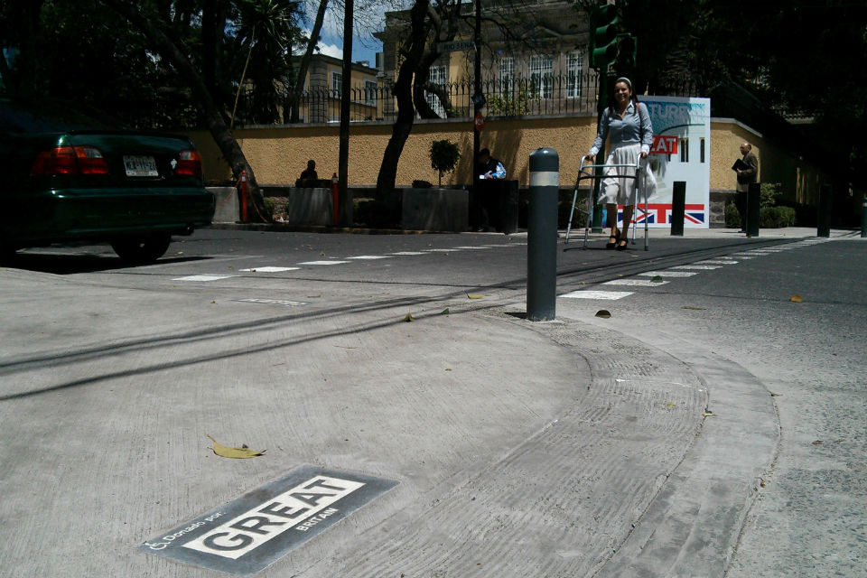 The adjusted street corners