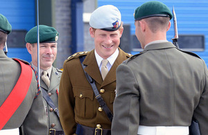 Prince Harry at the opening ceremony of the Royal Navy's newly-built centre of amphibious excellence [Picture: Chief Petty Officer (Photographer) Rob Harding, Crown copyright]