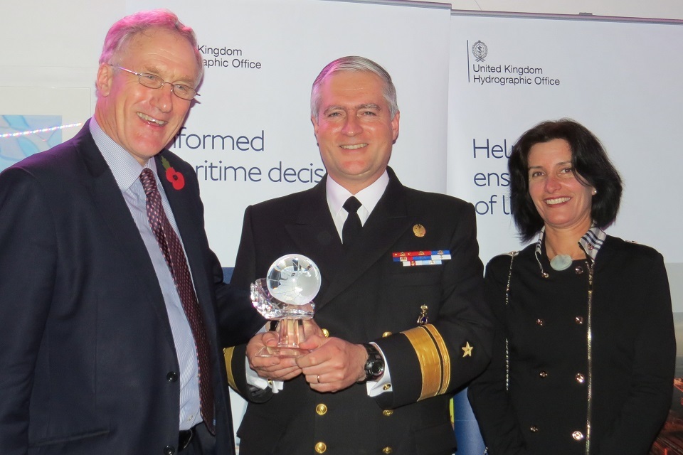 UKHO Alexander Dalrymple Award presented to Admiral Carrasco