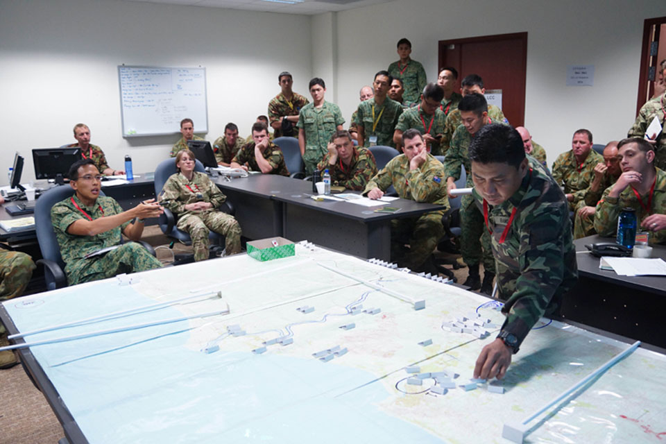 International planning at work during Exercise Suman Protector 12 