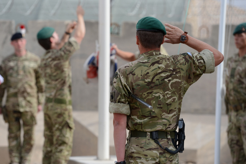 Royal Marines leave Afghanistan for last time
