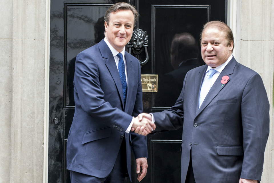 PM meeting with Prime Minister Sharif of Pakistan, 25 April 2015