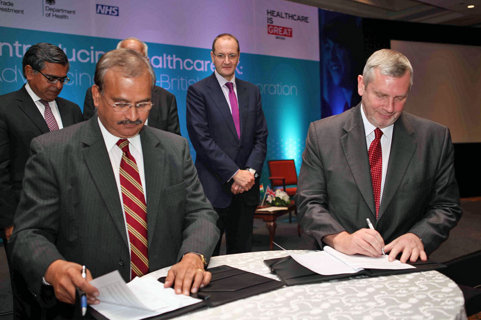 Healthcare partnerships announced between UK and India