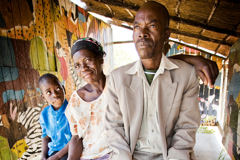 Claris and Pitiel Chauruka with their son Tatenda. Picture: The Elizabeth Glaser Pediatric AIDS Foundation