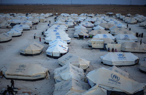 Za'atari refugee camp, Jordan. Photo: UNHCR/Sokol