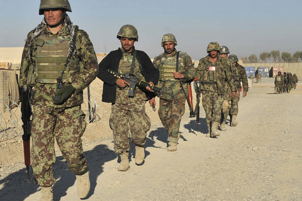 UK troops support Afghan led Operation WINTER SUCCESS