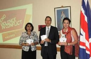 British Embassy hands over booklets on women’s rights protection