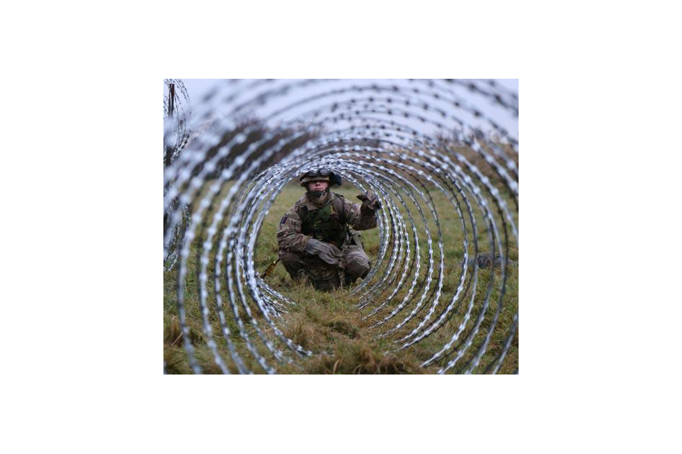 A cadet on Exercise Decisive Edge