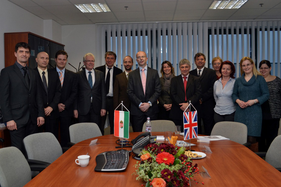 British Embassy visit at the Sauflon CL factory in Gyál