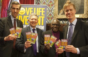 MPs and Archbishop of York at 'Love Life Live Lent' event.