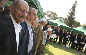 Lebanese & Palestinian war veterans and officials at 'Remembrance Day' ceremony-Beirut