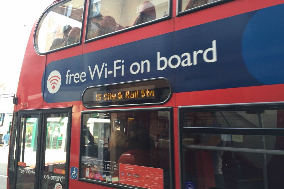 Millions of commuters now using Government’s free Wi-Fi on public transport