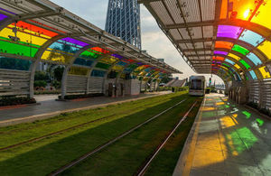A subway entrance in Guangdong province
