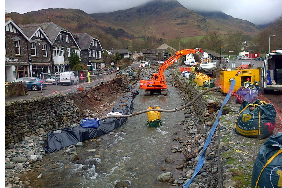 Reducing flood risk in Glenridding, Cumbria