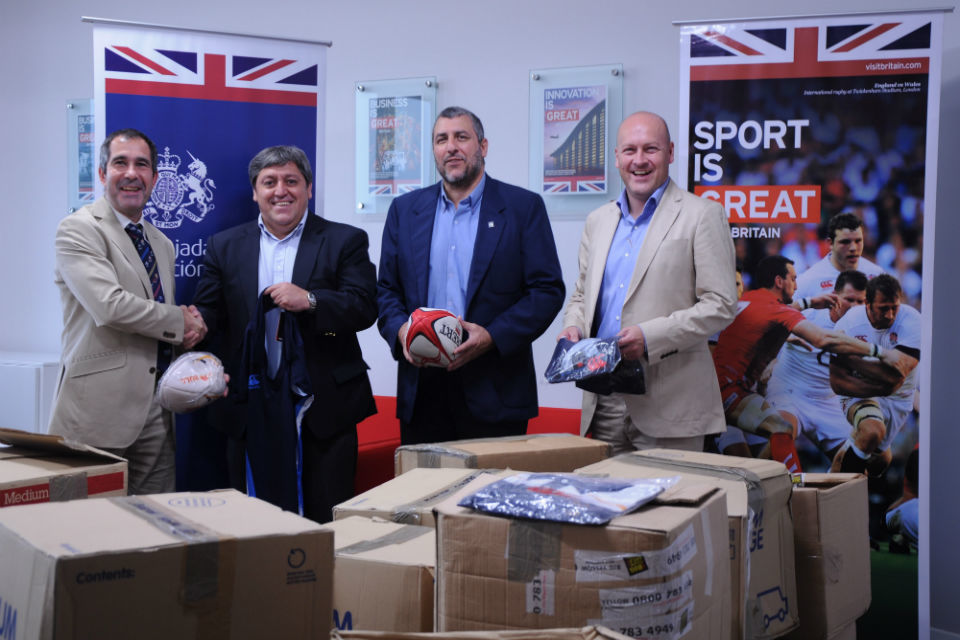 UK charity donates rugby kit to Paraguay - GOV.UK