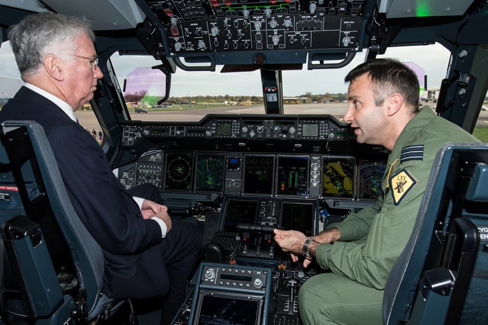 Defence Secretary announces arrival of new aircraft at RAF Brize Norton