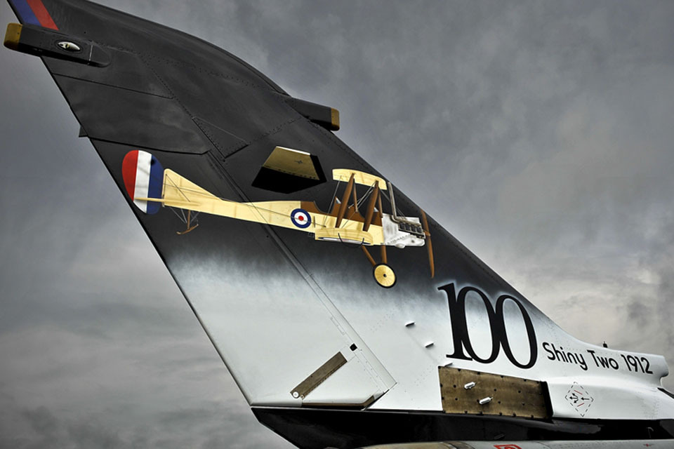 Tornado livery marks 100 years of RAF Squadron