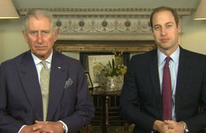 The Prince of Wales and The Duke of Cambridge