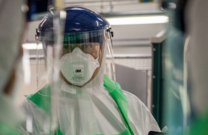 A doctor briefs his team during a training exercise [Picture: Graham Harrison, Crown copyright]