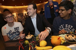 Chancellor attends 'Make Things Do Stuff' campaign launch
