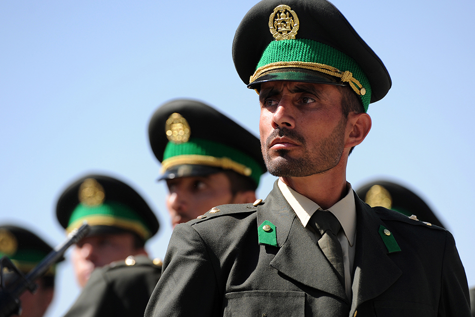Afghan National Army officer graduate