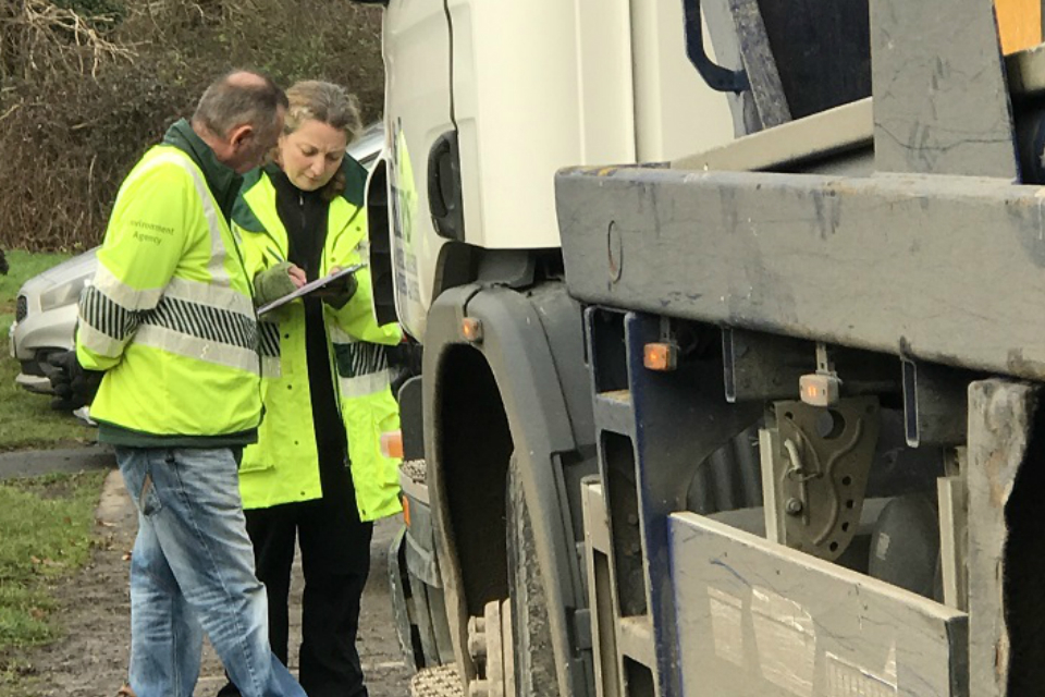 Stop check for Staines’ waste carriers