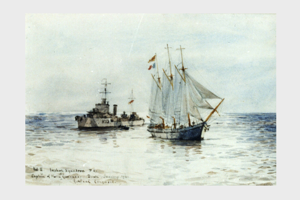 Capture of the Maria Di Giovanna, January 1941