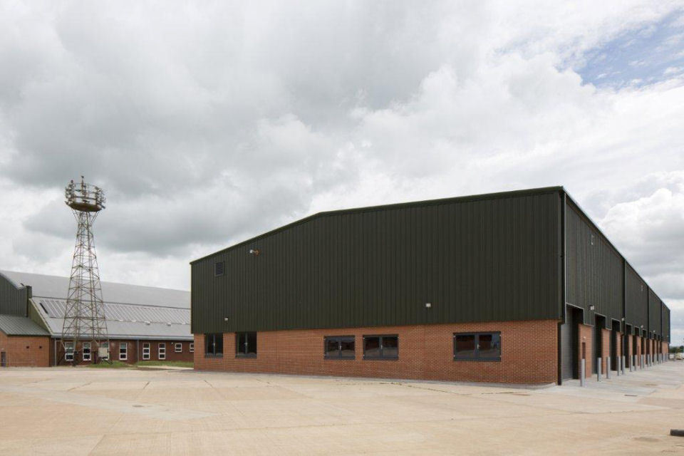 Hangars complete at new Defence college