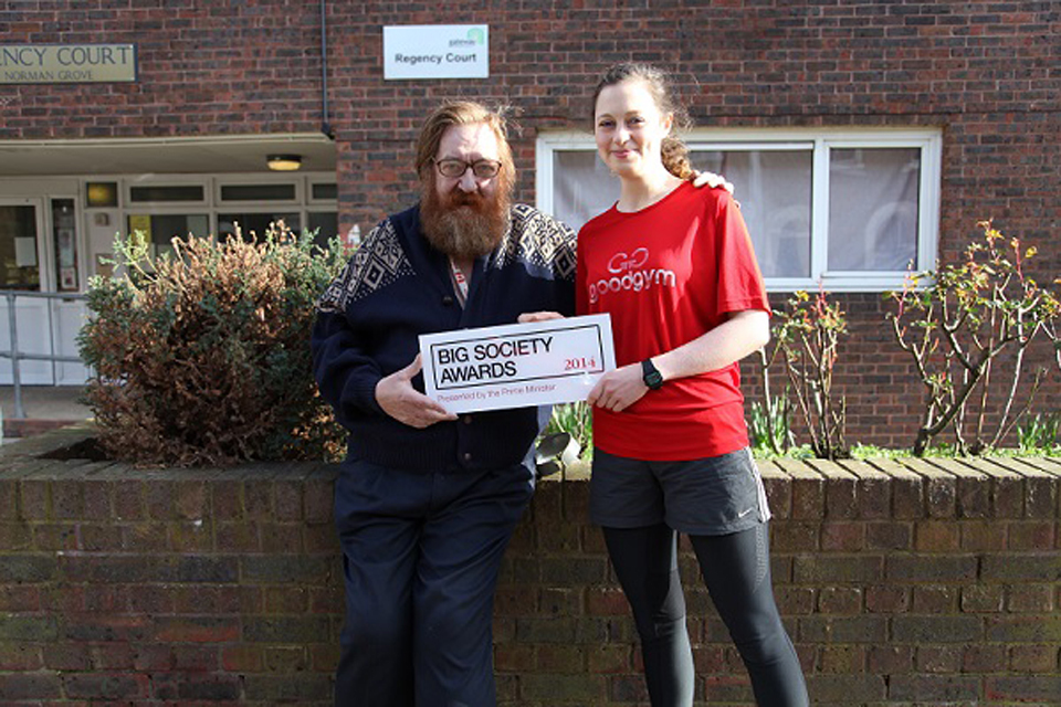 GoodGym wins Prime Minister’s Big Society Award