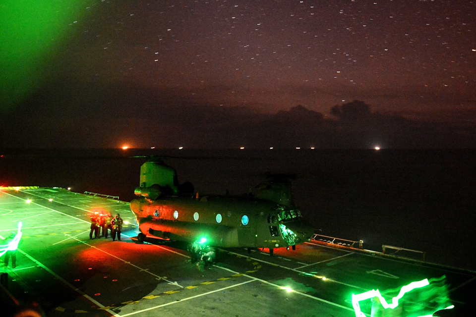 An RAF Chinook 