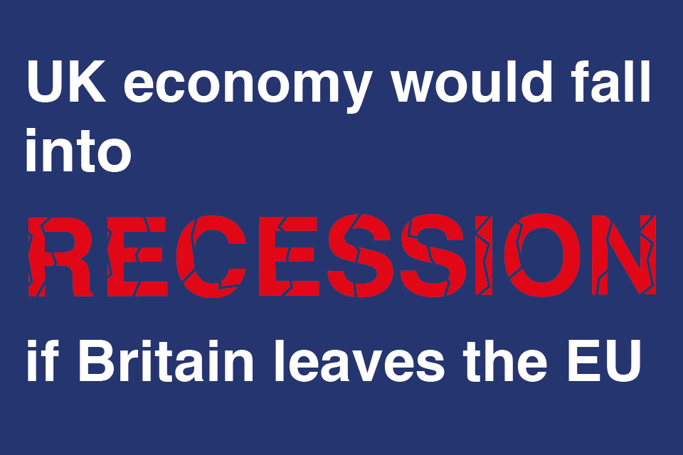 Britain to enter recession with 500,000 UK jobs lost if it left EU, new Treasury analysis shows (Archived)