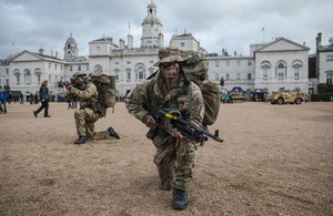 British Army reservist soldiers of the Honourable Artillery Company [Picture: Sergeant Adrian Harlen, Crown copyright]