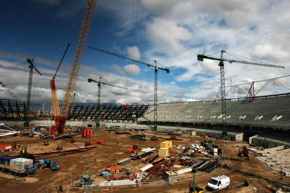 London 2012 stadium fitout (c) Getty