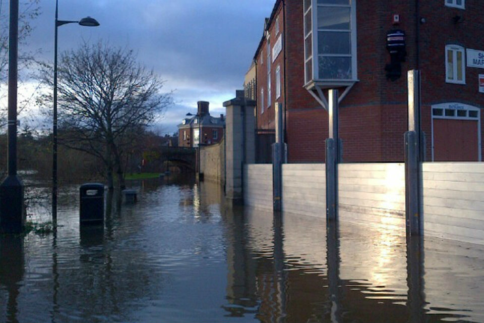 Repair work to start on Frankwell flood defence in Shrewsbury