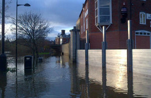 Frankwell flood defence, Shrewsbury