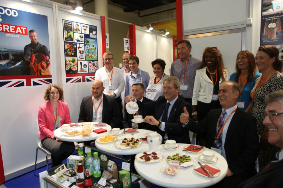 Owen Paterson with British food trade delegation to Russia