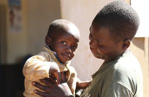 A mother and baby at a health centre in Njombe region, Tanzania.