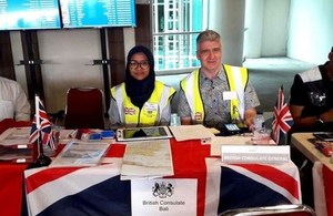 British Consulate Bali Desk at I Ngurah Rai Airport