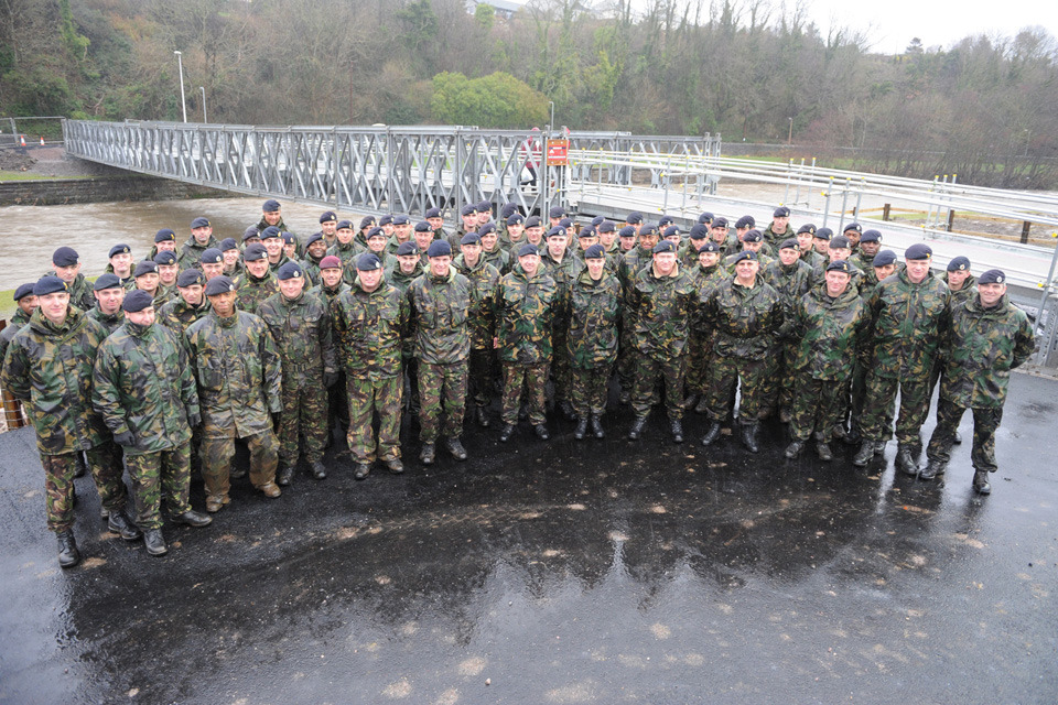 Royal Engineers squadron receives Firmin Sword of Peace