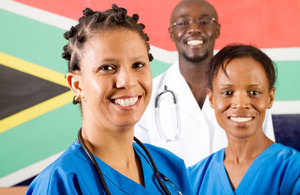 Medical team in South Africa