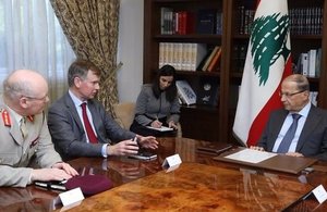 General Lorimer met with President Michel Aoun