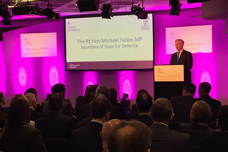 Defence Secretary announces 1,500th signing of Armed Forces Covenant